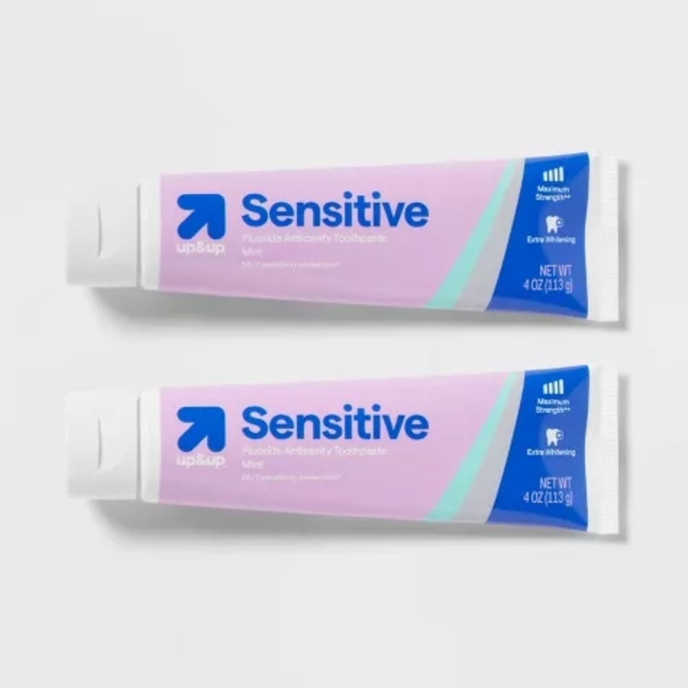 Up & Up Sensitive Toothpaste Value Pack - Picture 3 of 4